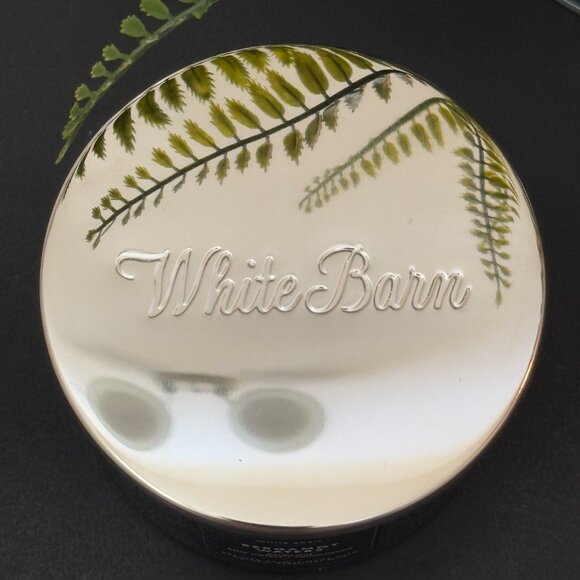 BBW Bergamot Waters White Barn Bath & Body Works 3 Wick Candle - Picture 8 of 10